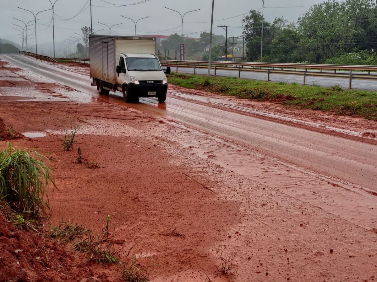 BR-386 registra deslizamento em Conventos; Viasul projeta contenção no local
